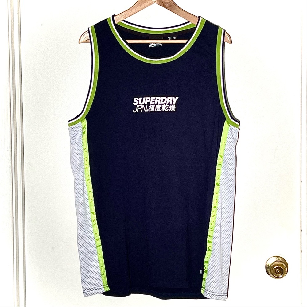 Like new! Japan Superdry basketball jersey Sz. XL